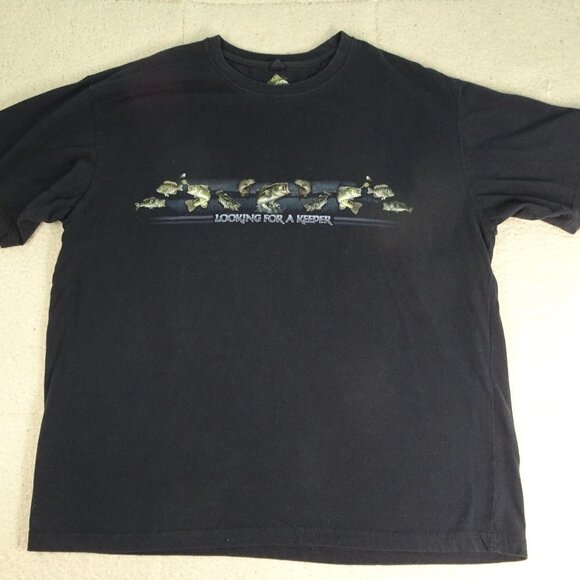 Looking for a Keeper Multi-Bass T-Shirt X-Large - Picture 1 of 4